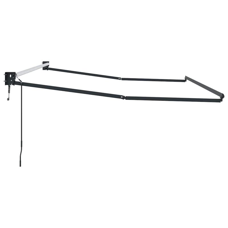 Casa si Gradina - Gradina si terasa - Umbrele si pavilioane - Umbrele - Cadru de copertina manual antracit, 3.5 x 2.5 m, Metal - Infinity.ro