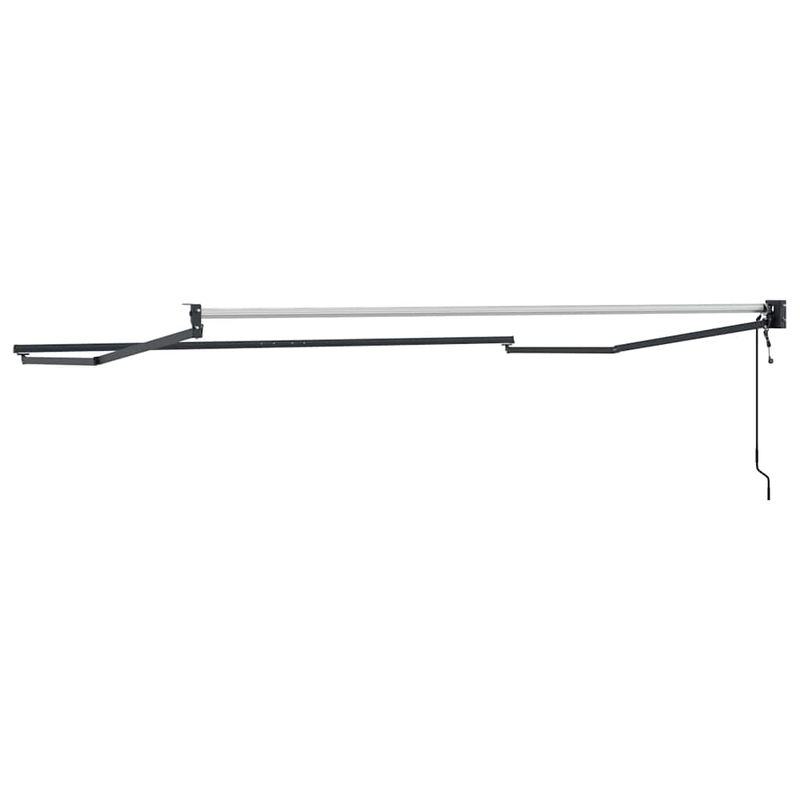 Casa si Gradina - Gradina si terasa - Umbrele si pavilioane - Umbrele - Cadru de copertina manual antracit, 3.5 x 2.5 m, Metal - Infinity.ro