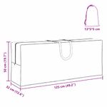 Casa si Gradina - Textile si covoare - Huse pentru mobilier - Husa pentru mobilier de exterior 125 x 32 x 50 cm - Infinity.ro