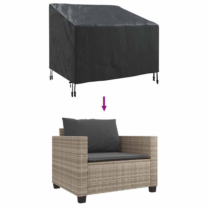 Casa si Gradina - Textile si covoare - Huse pentru mobilier - Husa pentru mobilier de exterior 96 x 79 x 74 cm - Infinity.ro