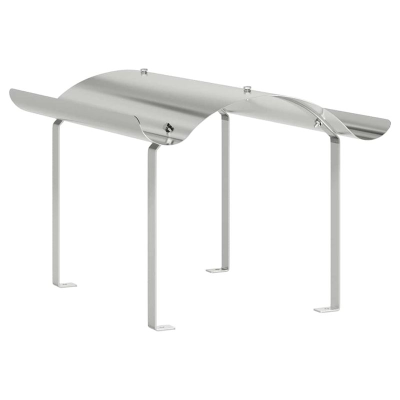 Casa si Gradina - Termice - Sobe, Seminee si accesorii - Accesorii seminee si sobe - Capac pentru Semineu Argintiu 59.5 x 50 x 36.5 cm - Infinity.ro