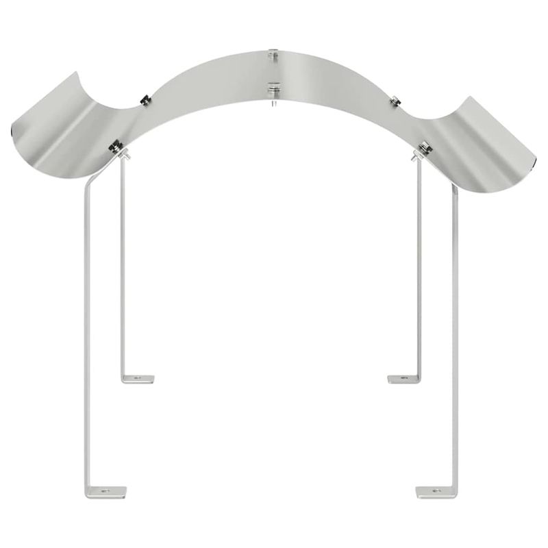 Casa si Gradina - Termice - Sobe, Seminee si accesorii - Accesorii seminee si sobe - Capac pentru Semineu Argintiu 59.5 x 50 x 36.5 cm - Infinity.ro