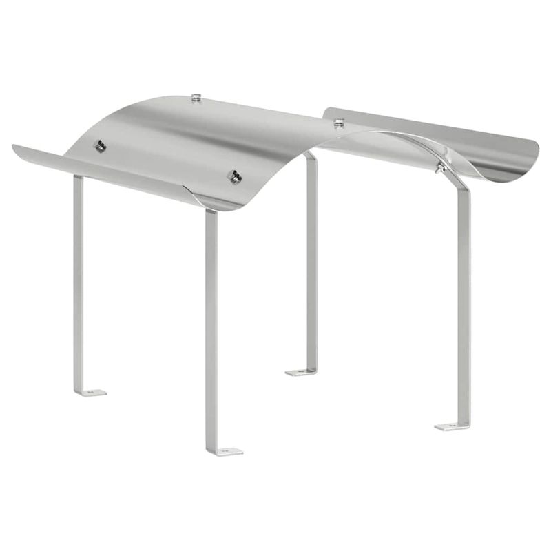 Casa si Gradina - Termice - Sobe, Seminee si accesorii - Accesorii seminee si sobe - Capac pentru Semineu Argintiu 59.5 x 50 x 36.5 cm - Infinity.ro