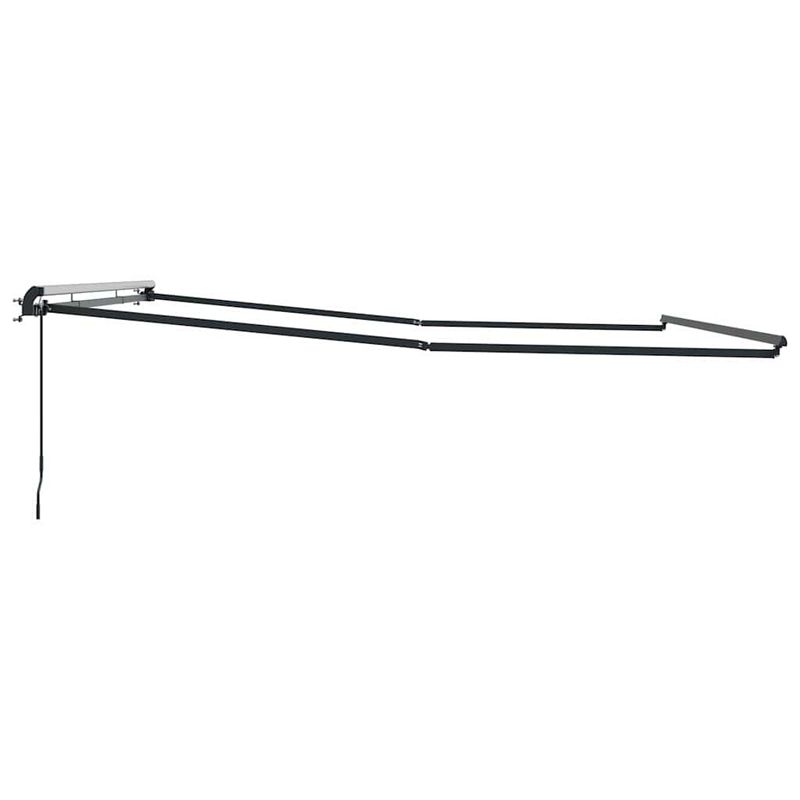 Casa si Gradina - Gradina si terasa - Umbrele si pavilioane - Umbrele - Cadru de copertina manual antracit, 4 × 3.5 m Metal - Infinity.ro