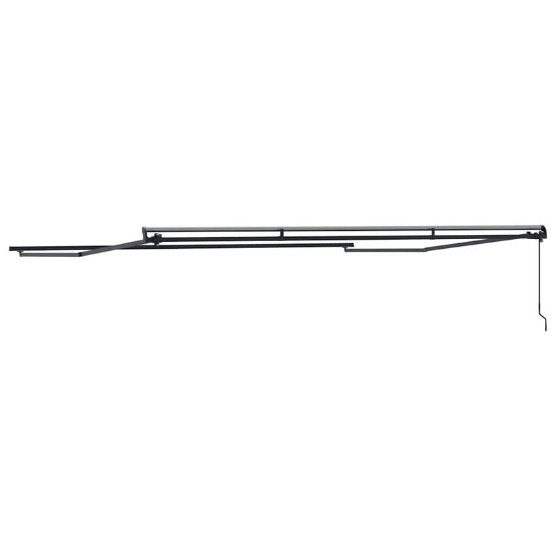 Casa si Gradina - Gradina si terasa - Umbrele si pavilioane - Umbrele - Cadru de copertina manual antracit, 4 × 3.5 m Metal - Infinity.ro