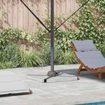 Casa si Gradina - Gradina si terasa - Umbrele si pavilioane - Umbrele - Pedala Rotativa la 360 de Grade Argintiu 21,5 x 14 x 6 cm Otel - Infinity.ro