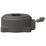 Casa si Gradina - Gradina si terasa - Umbrele si pavilioane - Umbrele - Pedala Rotativa la 360 de Grade Argintiu 21,5 x 14 x 6 cm Otel - Infinity.ro