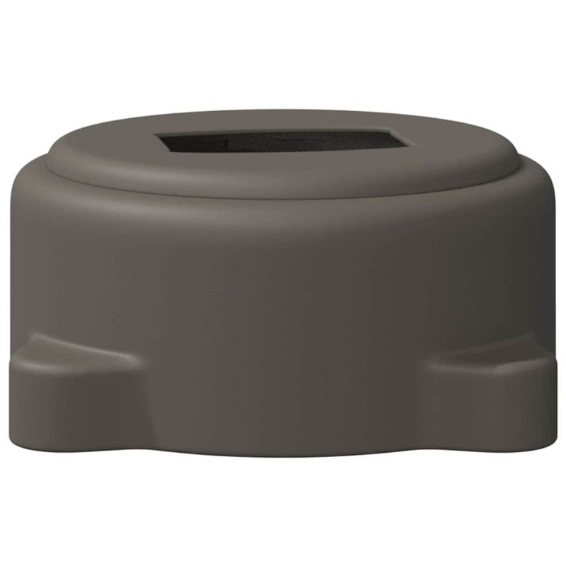 Casa si Gradina - Gradina si terasa - Umbrele si pavilioane - Umbrele - Pedala Rotativa la 360 de Grade Argintiu 21,5 x 14 x 6 cm Otel - Infinity.ro