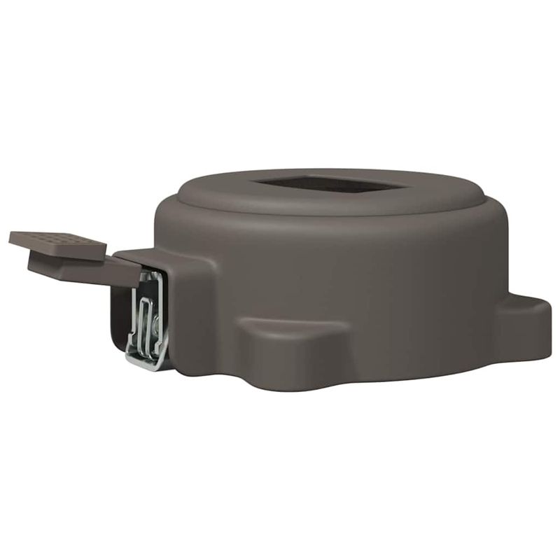 Casa si Gradina - Gradina si terasa - Umbrele si pavilioane - Umbrele - Pedala Rotativa la 360 de Grade Argintiu 21,5 x 14 x 6 cm Otel - Infinity.ro