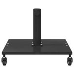 Casa si Gradina - Gradina si terasa - Umbrele si pavilioane - Umbrele - Baze pentru umbrele de exterior Negru 45 x 45 x 31.5 cm Otel - Infinity.ro