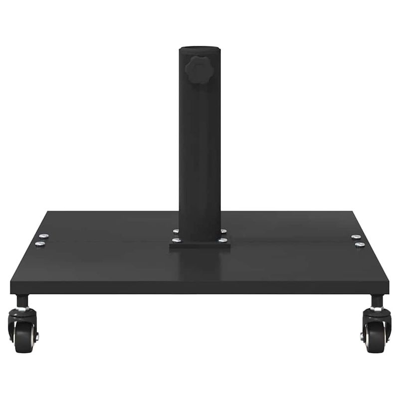 Casa si Gradina - Gradina si terasa - Umbrele si pavilioane - Umbrele - Baze pentru umbrele de exterior Negru 45 x 45 x 31.5 cm Otel - Infinity.ro