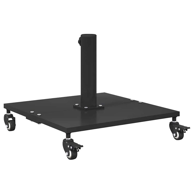 Casa si Gradina - Gradina si terasa - Umbrele si pavilioane - Umbrele - Baze pentru umbrele de exterior Negru 45 x 45 x 31.5 cm Otel - Infinity.ro