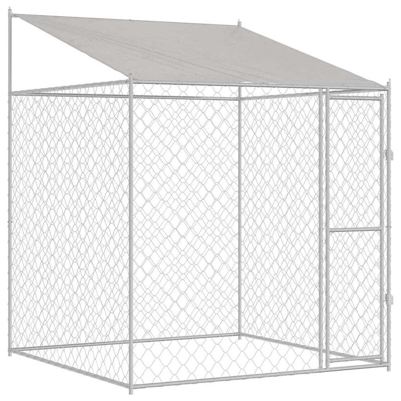 Petshop - Accesorii petshop - Culcusuri si custi - Custi interior si exterior - Cusca pentru caine 200 x 200 x 258 cm Otel si PE - Infinity.ro