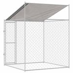 Petshop - Accesorii petshop - Culcusuri si custi - Custi interior si exterior - Cusca pentru caine 200 x 200 x 258 cm Otel si PE - Infinity.ro