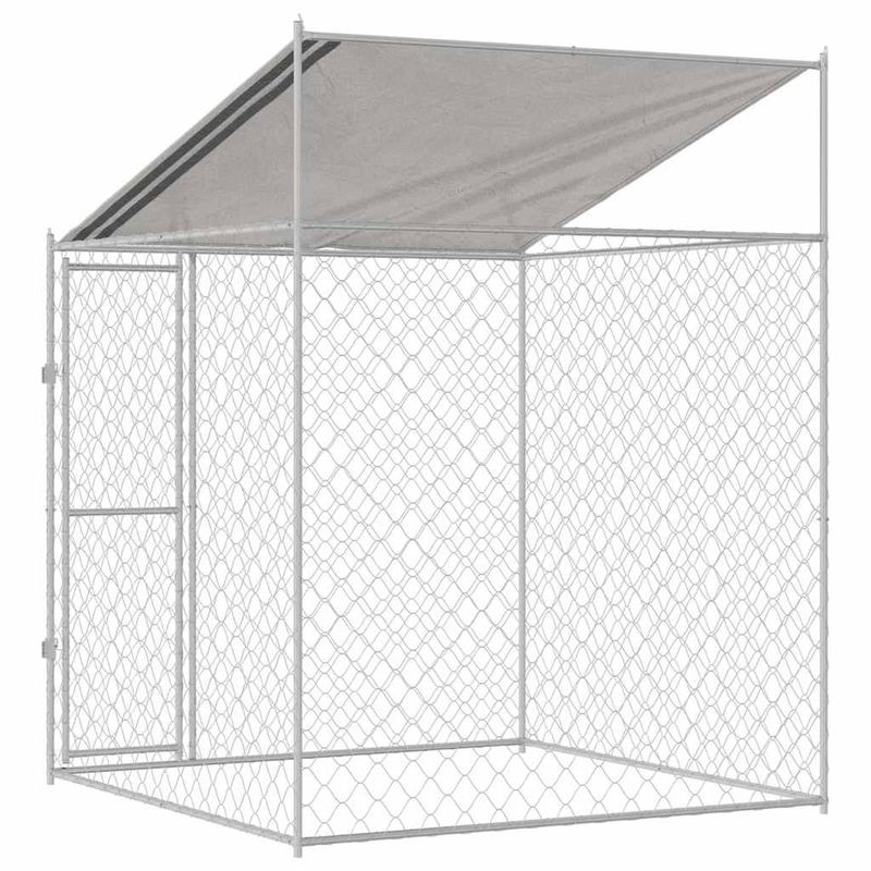 Petshop - Accesorii petshop - Culcusuri si custi - Custi interior si exterior - Cusca pentru caine 200 x 200 x 258 cm Otel si PE - Infinity.ro