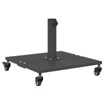 Casa si Gradina - Gradina si terasa - Umbrele si pavilioane - Umbrele - Baze pentru umbrele de exterior Gri inchis 45 x 45 x 31.5 cm - Infinity.ro