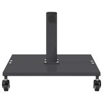 Casa si Gradina - Gradina si terasa - Umbrele si pavilioane - Umbrele - Baze pentru umbrele de exterior Gri inchis 45 x 45 x 31.5 cm - Infinity.ro