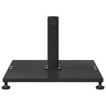 Casa si Gradina - Gradina si terasa - Umbrele si pavilioane - Umbrele - Baze pentru umbrele de exterior Negru 45 x 45 x 31 cm Otel - Infinity.ro