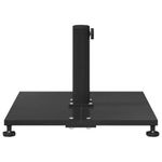 Casa si Gradina - Gradina si terasa - Umbrele si pavilioane - Umbrele - Baze pentru umbrele de exterior Negru 45 x 45 x 31 cm Otel - Infinity.ro