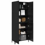 Casa si Gradina - Mobilier - Comode si corpuri - Corpuri bucatarie - Bufet 2 pcs Stejar negru 69.5 x 34 x 180 cm Lemn compozit - Infinity.ro