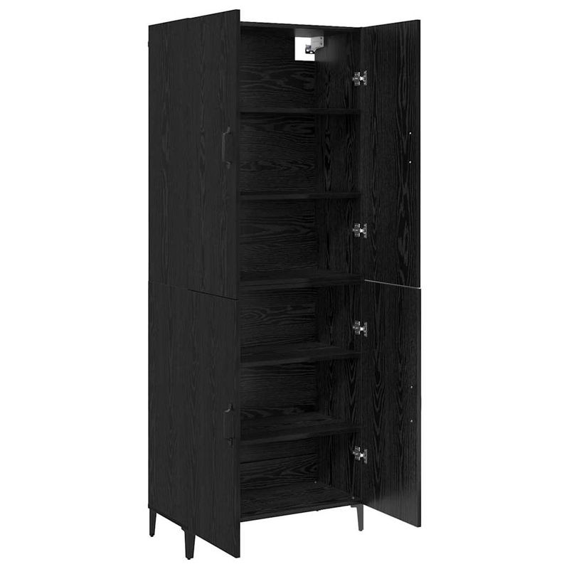 Casa si Gradina - Mobilier - Comode si corpuri - Corpuri bucatarie - Bufet 2 pcs Stejar negru 69.5 x 34 x 180 cm Lemn compozit - Infinity.ro