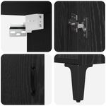 Casa si Gradina - Mobilier - Comode si corpuri - Corpuri bucatarie - Bufet 2 pcs Stejar negru 69.5 x 34 x 180 cm Lemn compozit - Infinity.ro