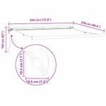 Casa si Gradina - Gradina si terasa - Umbrele si pavilioane - Umbrele - Copertina Antracit 3,5 x 2,5 m Metal - Infinity.ro
