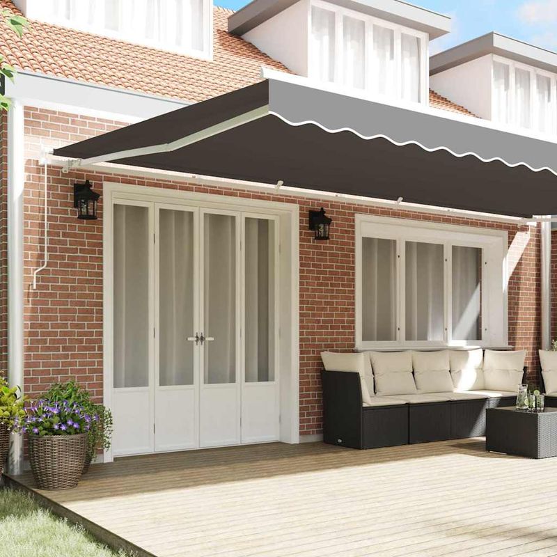 Casa si Gradina - Gradina si terasa - Umbrele si pavilioane - Umbrele - Copertina Manual Alb 6 x 3 m Metal - Infinity.ro