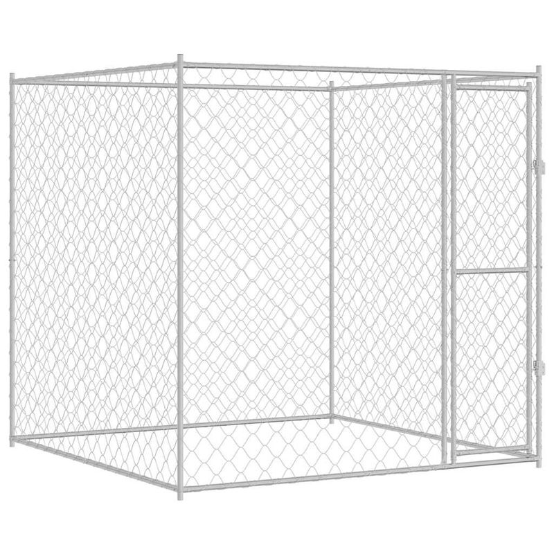 Petshop - Accesorii petshop - Culcusuri si custi - Custi interior si exterior - Cusca pentru caine 2 x 2 x 2 m Otel - Infinity.ro