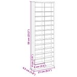 Casa si Gradina - Mobilier - Biblioteci si rafturi - Rafturi - Caz pentru display Maro 21 x 4.5 x 59 cm Lemn compozit - Infinity.ro
