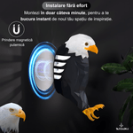Casa si Gradina - Corpuri si surse de iluminat - Veioze si lampi - Lampi de veghe - Lampa de Perete 3D Vultur, Design modern, Telecomanda, Incarcare USB-C, Prindere Magnetica, ABS de Calitate, Silicon - Infinity.ro