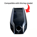 Auto si Moto - Electronice auto - Accesorii electronice auto - Carcasa de protectie pentru cheie smart BMW compatibila cu Seria 5, 6, 7, 8, X5, X6, X7, Aspect Carbon, smart key BMW - Infinity.ro