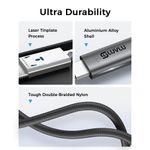 Laptop, Telefoane si Tablete - Telefoane mobile si accesorii - Accesorii Telefoane - Cabluri si adaptoare telefoane - Cablu USB C la HDMI LUVLU®, 4k@60Hz, 18Gbps, 3D, HDR, HDCP, dublu impletit, 3m, compatibil  iPhone 16 Pro Max, MacBook - Infinity.ro