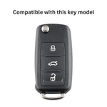 Auto si Moto - Electronice auto - Accesorii electronice auto - Husa de protectie pentru cheie tip briceag, compatibila cu Volkswagen Polo, Golf, Passat, Beetle, Caddy, Transporter - Infinity.ro