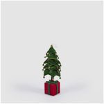 Casa si Gradina - Decoratiuni - Decoratiuni de sezon - Decoratiune Craciun model Brad impodobit cu globuri, 70 cm, verde - Infinity.ro