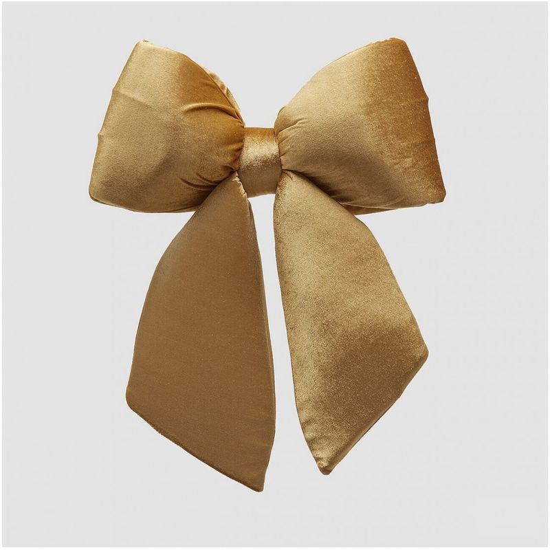 Casa si Gradina - Decoratiuni - Decoratiuni de sezon - Decoratiune funda pentru brad din catifea, 43x40 cm, auriu - Infinity.ro