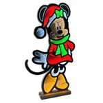 Casa si Gradina - Decoratiuni - Decoratiuni de sezon - Decoratiune luminoasa Minnie Mouse cu fular, Infinity Light, pentru interior, 40 cm, multicolor - Infinity.ro