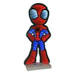 Casa si Gradina - Decoratiuni - Obiecte decorative - Decoratiuni camera copilului - Decoratiune luminoasa Spiderman, Infinity Light, pentru interior, 40 cm, rosu - Infinity.ro