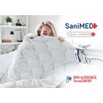 Casa si Gradina - Textile si covoare - Perne si pilote - Pilote - Pilota Alcam, SaniMed® 140x200 cm, microfibra matlasata hipoalergenica, 250g/mp umplutura cu tratament SILVERPLUS® - Infinity.ro