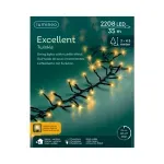 Casa si Gradina - Decoratiuni - Decoratiuni de sezon - Instalatie Lumini LED 2208 Beculete, 35 m, 8 Functii Twinkle, Exterior, galben cald, IP44, Transformator Inclus - Infinity.ro