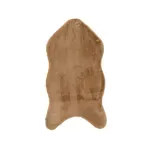 Casa si Gradina - Decoratiuni - Decoratiuni de sezon - Covor decorativ din blana artificiala, 90x50 cm, maro - Infinity.ro