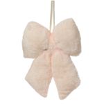 Casa si Gradina - Decoratiuni - Decoratiuni de sezon - Decoratiune funda pentru brad din blana artificiala, 7x21x30 cm, roz - Infinity.ro