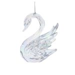 Casa si Gradina - Decoratiuni - Decoratiuni de sezon - Ornament brad Lebada din acril, 10 cm, transparent - Infinity.ro