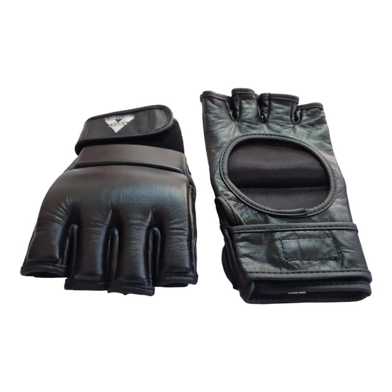 Sport si Outdoor - Echipament Sportiv - Accesorii echipament sportiv - Manusi sport - Manusi MMA Anastasia Sport piele naturala neagra, antrenament, marime XL - Infinity.ro
