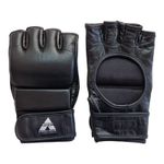 Sport si Outdoor - Echipament Sportiv - Accesorii echipament sportiv - Manusi sport - Manusi MMA Anastasia Sport piele naturala neagra, antrenament, marime XL - Infinity.ro