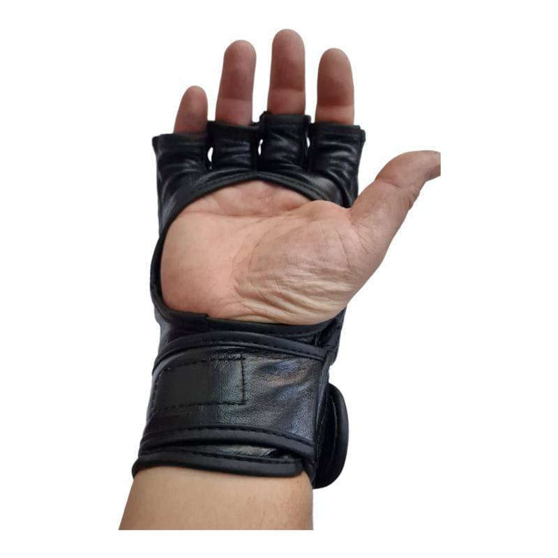 Sport si Outdoor - Echipament Sportiv - Accesorii echipament sportiv - Manusi sport - Manusi MMA Anastasia Sport piele naturala neagra, antrenament, marime XL - Infinity.ro