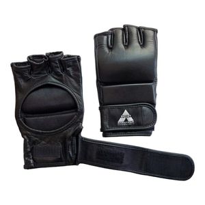Manusi MMA Anastasia Sport piele naturala neagra, antrenament, marime XL