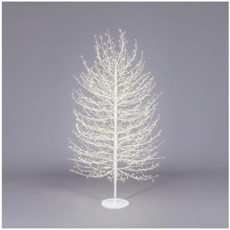 Casa si Gradina - Decoratiuni - Decoratiuni de sezon - Copac decorativ Faggio, 2000 LED, 180 cm, IP44, alb - Infinity.ro