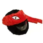 Auto si Moto - Moto - Echipamente protectie moto - Casti moto - Husa amuzanta casca moto Funny Rider, marime universala, Gonga® Rosu - Infinity.ro