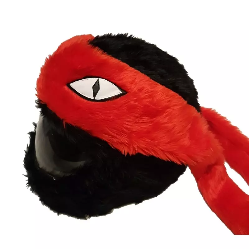 Auto si Moto - Moto - Echipamente protectie moto - Casti moto - Husa amuzanta casca moto Funny Rider, marime universala, Gonga® Rosu - Infinity.ro